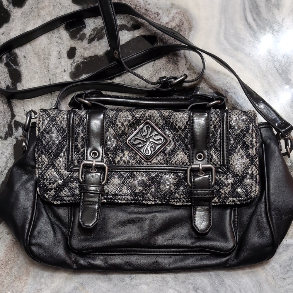 Stylish Black and Gray Women's Bag
